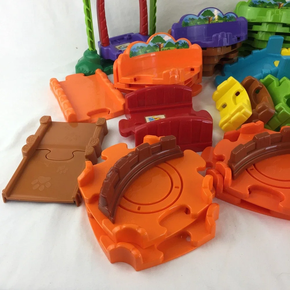 VTech‎ Go Go Smart Animals Monkey Rhino Figures 55 Track Pieces Tested